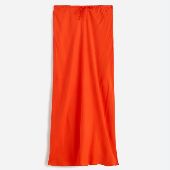Madewell Tie-Waist Maxi Slip Skirt in Cupro Blend size 12 - Picture 9 of 9